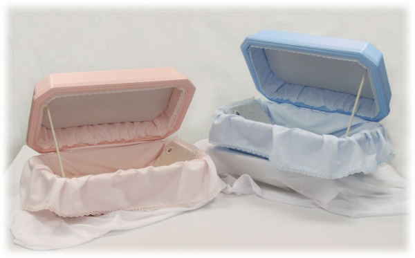 Pink & Blue Cat Caskets