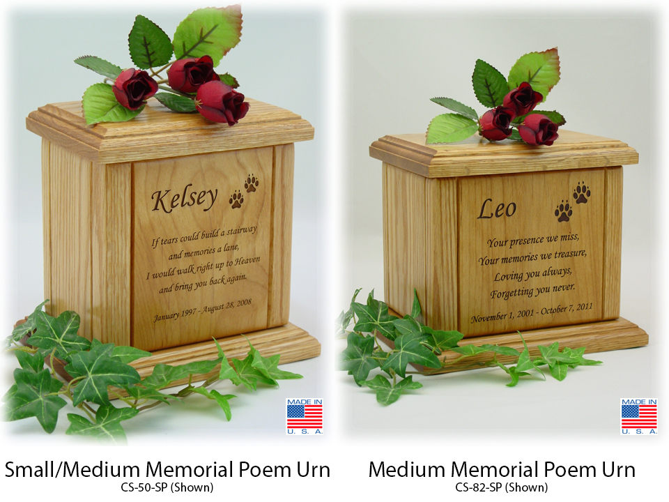 Poem Pet Urn - Small